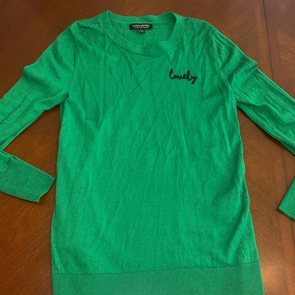 Banana Republic - Extra Fine Merino Wool Sweater - “Lovely” size Petite Small GG - Picture 1 of 5